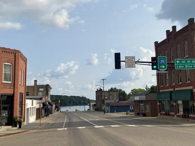 Central Ave at 1st Street NE Buffalo, Minnesota, USA