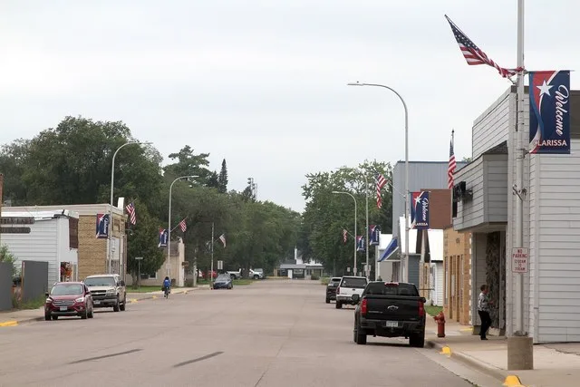 Main Street Clarissa, Minnesota, USA