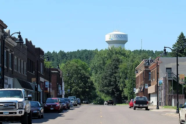 Street view, Avenue C looking southwest Cloquet, Minnesota