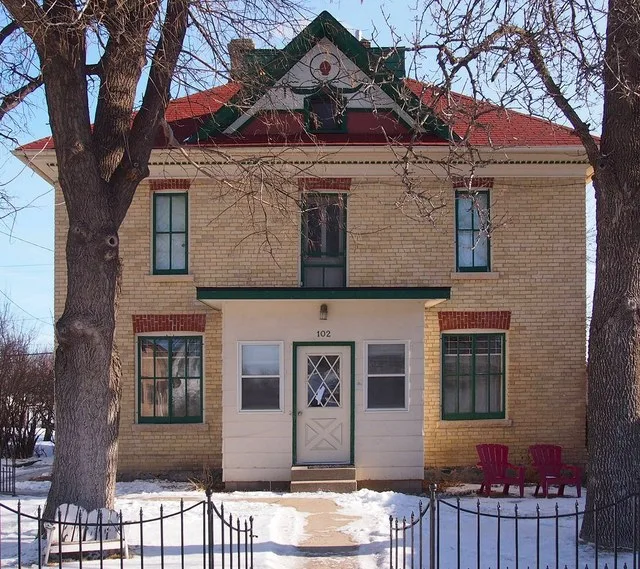 Paul Mohrbacher House, Cologne, Minnesota, USA This is an image of a place or building that is listed on the National Register of Historic Places in the United States of America ...