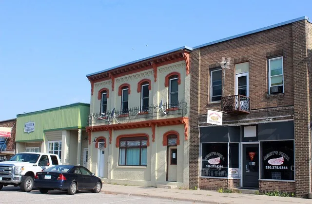 Businesses along Atlantic Avenue, Dassel, Minnesota