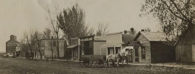 1910 postcard of Delhi, Minnesota, United States