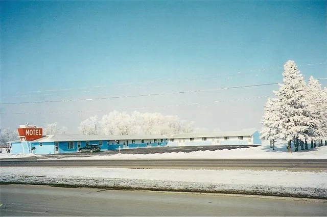 Star Lite Motel in Dilworth, Minnesota. Winter