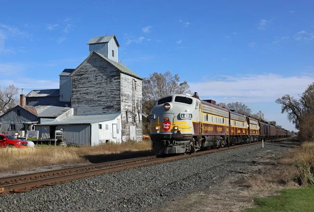 Canadian Pacific Railway train 41B-15 heads back to Calgary, Alberta after a business trip on the former Milwaukee Road between Kansas City and St. Paul. No. 4106 was replaced by...