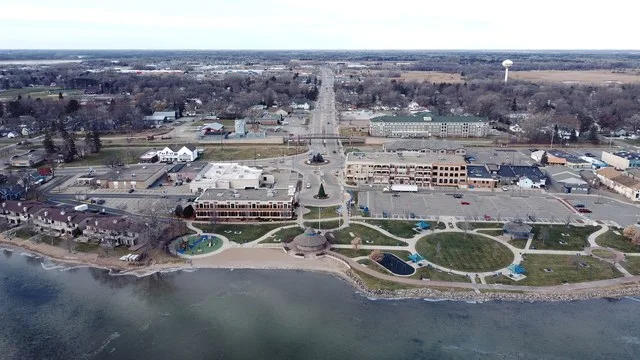 The downtown of Forest Lake, Minnesota.