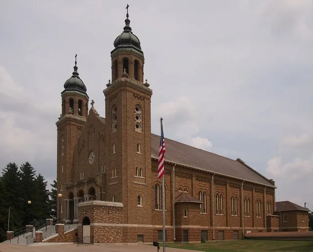 Church of Sts. Peter and Paul, Gilman, Minnesota, USA This is an image of a place or building that is listed on the National Register of Historic Places in the United States of Am...