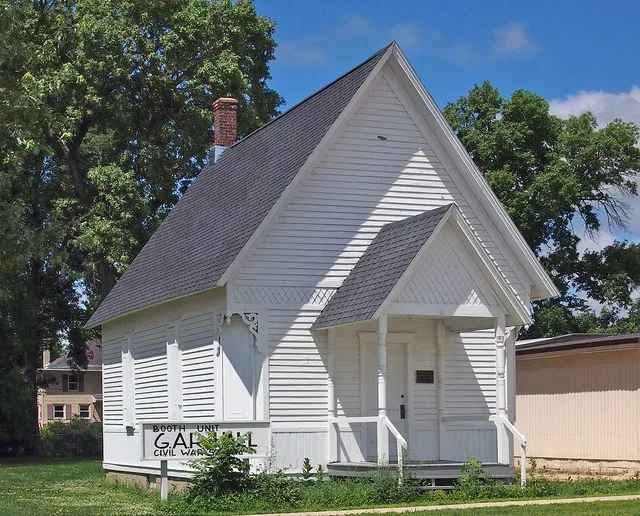 Booth Post No. 130-Grand Army of the Republic Hall, Grand Meadow, Minnesota, USA This is an image of a place or building that is listed on the National Register of Historic Places...