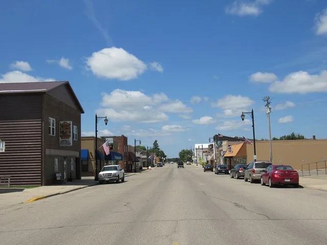 Main Street in Downtown Henning, Minnesota