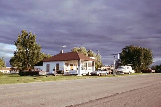 Service station, Holt, Minnesota