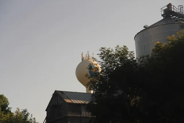 The water tower for Lake Park, Minnesota.