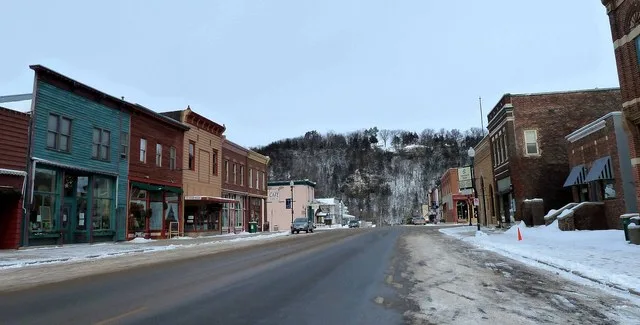 Lanesboro Historic District , Lanesboro, Minnesota , USA.