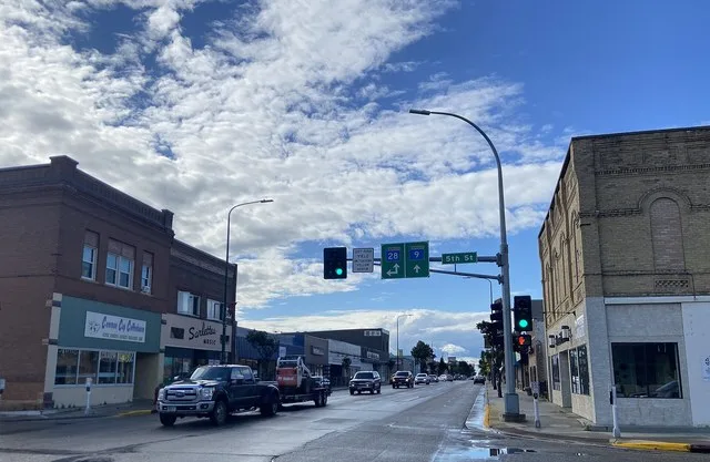 Atlantic Avenue at 5th Street Morris, Minnesota, United States