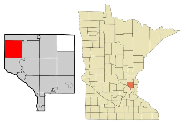 This map shows the incorporated and unincorporated areas in Anoka County , highlighting Nowthen in red. This file has been updated to reflect the recent incorporation of new munic...
