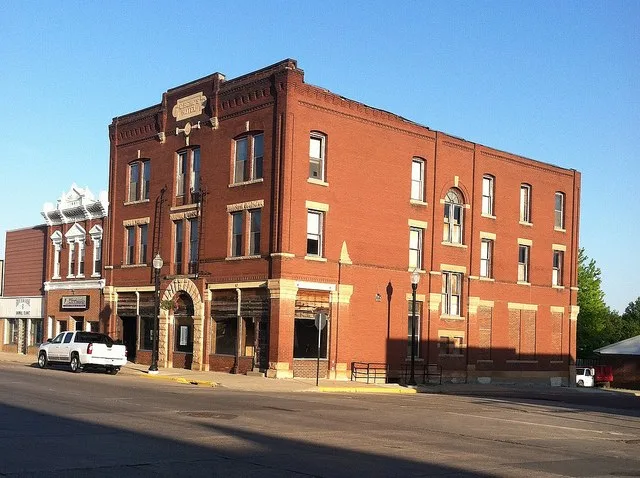 The C. Berg Hotel in Sleepy Eye Minnesota. On the National Register of Historic Places.