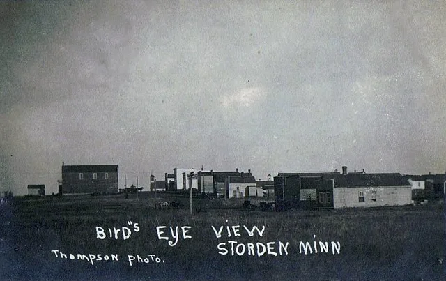 Bird's-eye view of Storden, Minnesota, 1907
