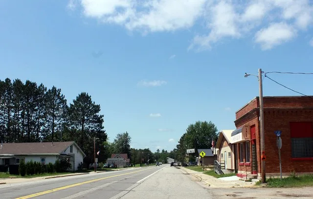 Bridge Street Warba, Minnesota, USA