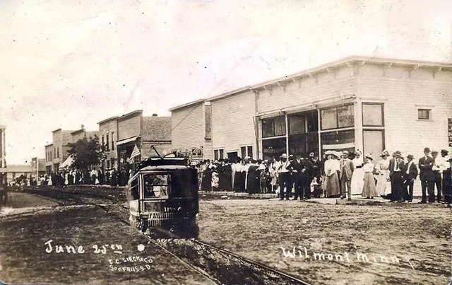 Street scene, Wilmont, Minnesota, 1910