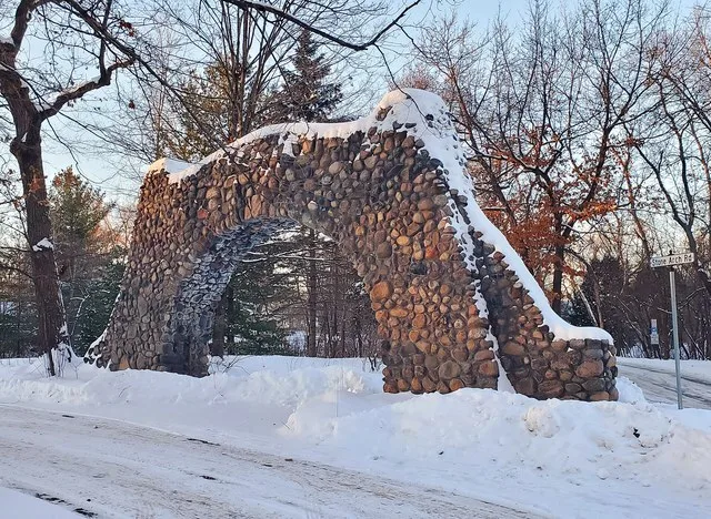 The Old Stone Arch in Woodland, Minnesota, USA