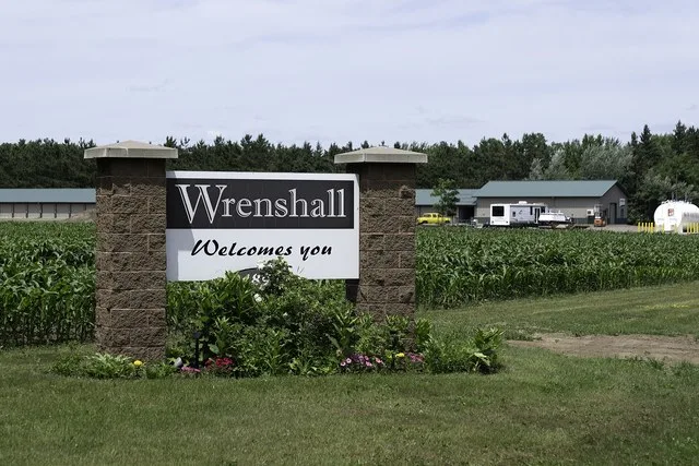 Wrenshall Welcomes You sign