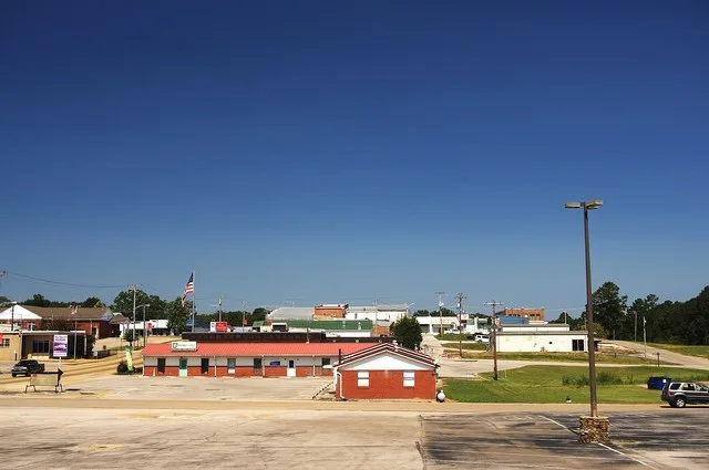 Belmont, Mississippi, United States, viewed looking northwest from Yarber Street.