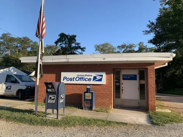 United States Post Office in Chunky, Mississippi