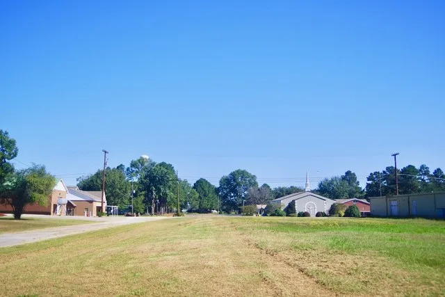 View of Falkner, Mississippi, United States, from just off Ruckersville Road near City Hall.