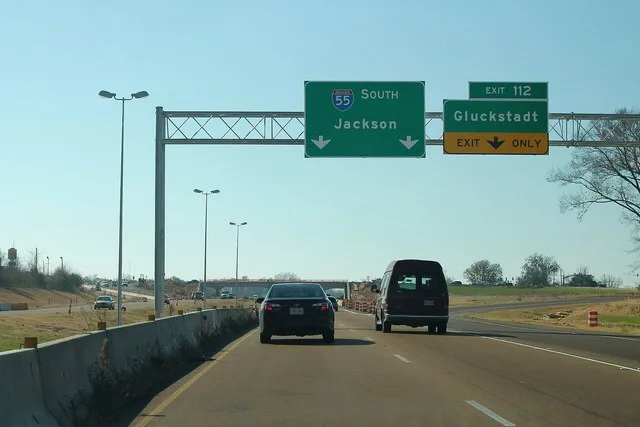 I-55 South - Exit 112 - Gluckstadt