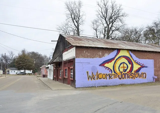 Church Street in Jonestown, Coahoma County, Mississippi.