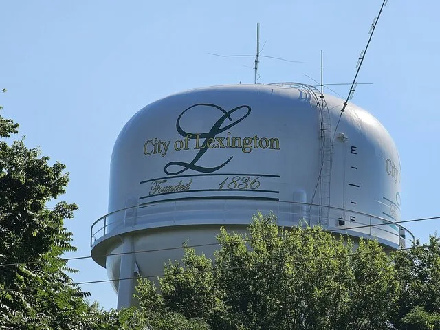 Water Tower located off Mississippi Highway 12