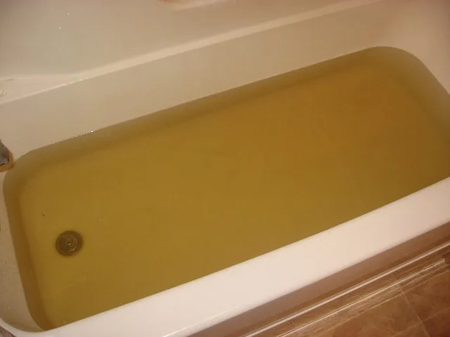 This is what the city water of Long Beach, Mississippi looks like!