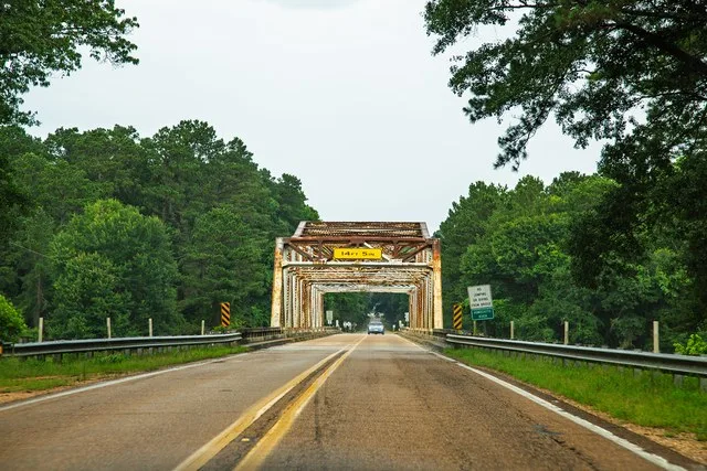 US98 Homochitto River Bridge in Meadville Mississippi