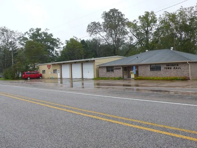 The Town Hall, Library, and Fire Department of Pachuta, Mississippi