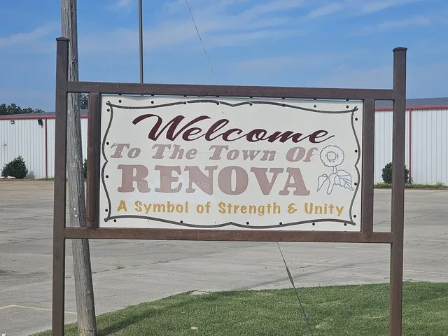 Welcome sign on US Highway 61