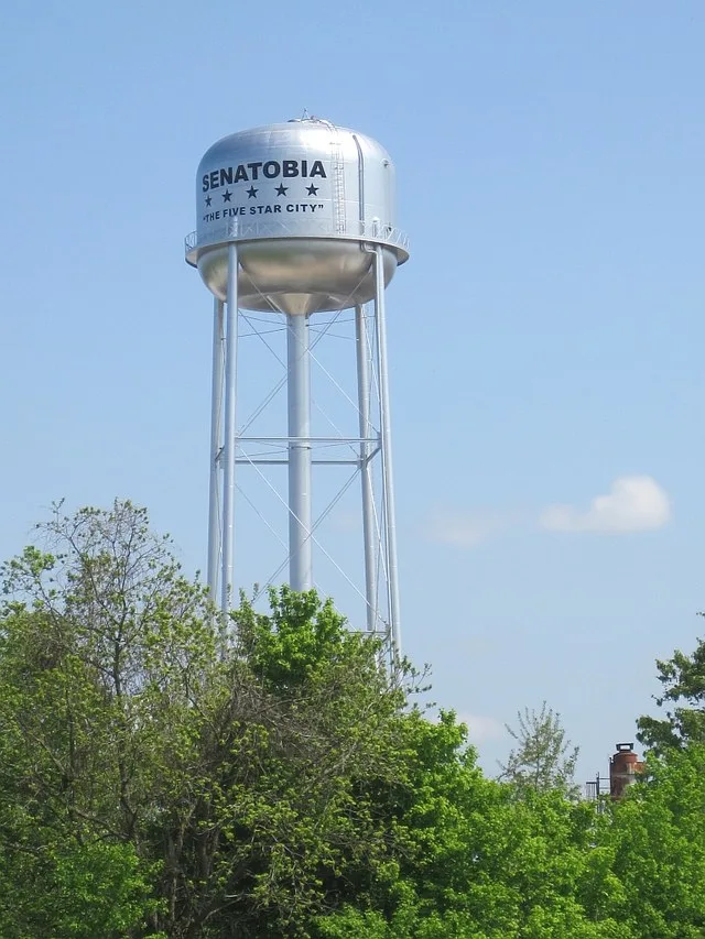Senatobia, Mississippi. Water tower