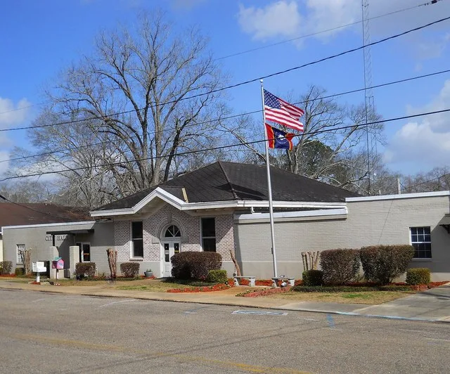 City Hall in Wiggins, Stone County, Mississippi, USA