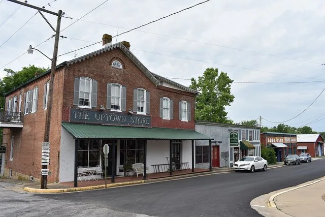 Locust Street in Augusta, Missouri. May 2026