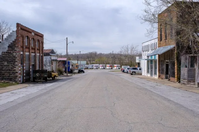 Main Street in Collins, MO.