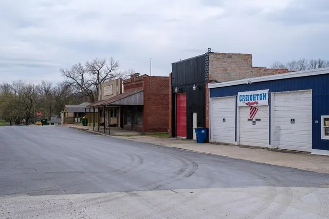 Downtown Creighton, Missouri.