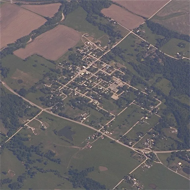 Galt, Missouri, seen from the air, May 28, 2012.