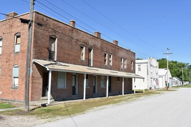 Gasconade, with the old general store in the foreground