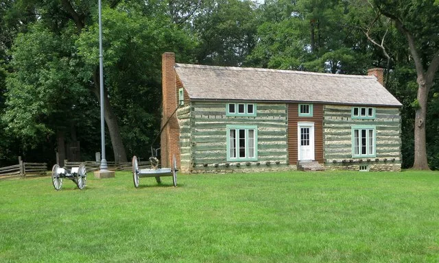 Moved to Grant's Farm by the Busch family.