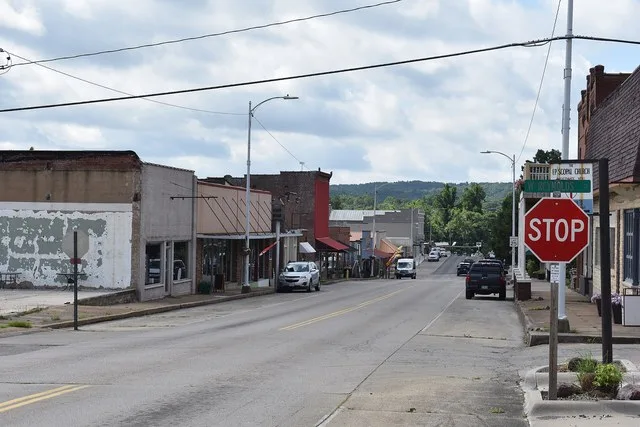 Ironton, Missouri looking south on Main Street. June 2026