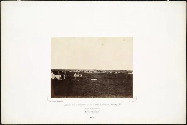 File name: 10_08_000023 Title: Junction City, Kansas, 138 miles west of Missouri River. Creator/Contributor: Gardner, Alexander, 1821-1882 (photographer) Date issued: 1869 (approx...