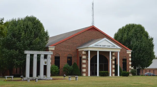 Chariton County, Missouri courthouse in Keytesville