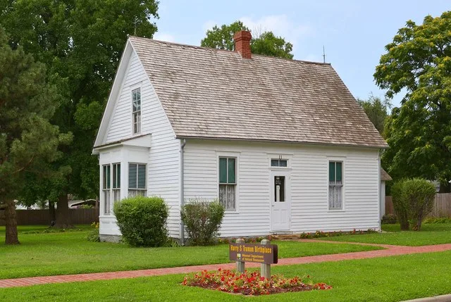 Harry S Truman Birthplace State Historic Site in Lamar, Missouri . This is an image of a place or building that is listed on the National Register of Historic Places in the United...