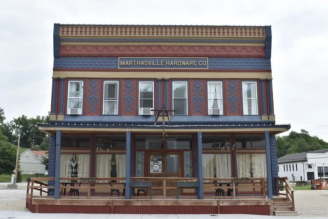 Marthasville Hardware Building . May 2026