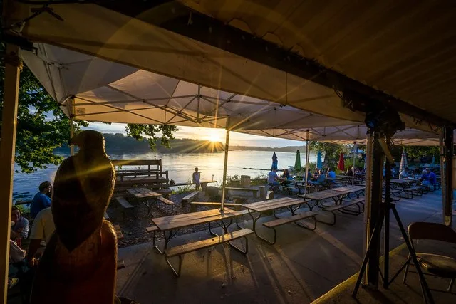 Music and dinner on the river.