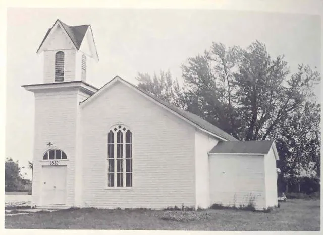 Historic 1872 church in Millard, Missouri.