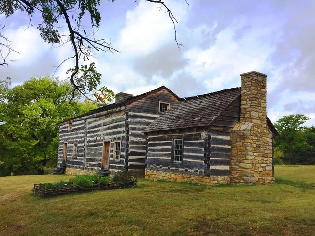Photo of the reconstructed Ft. Zumwalt by John Foster