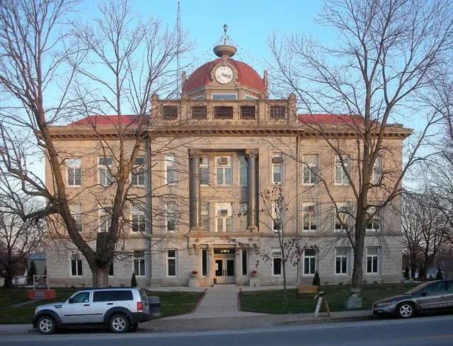 Monroe County Missouri Courthouse in Paris, Missouri
